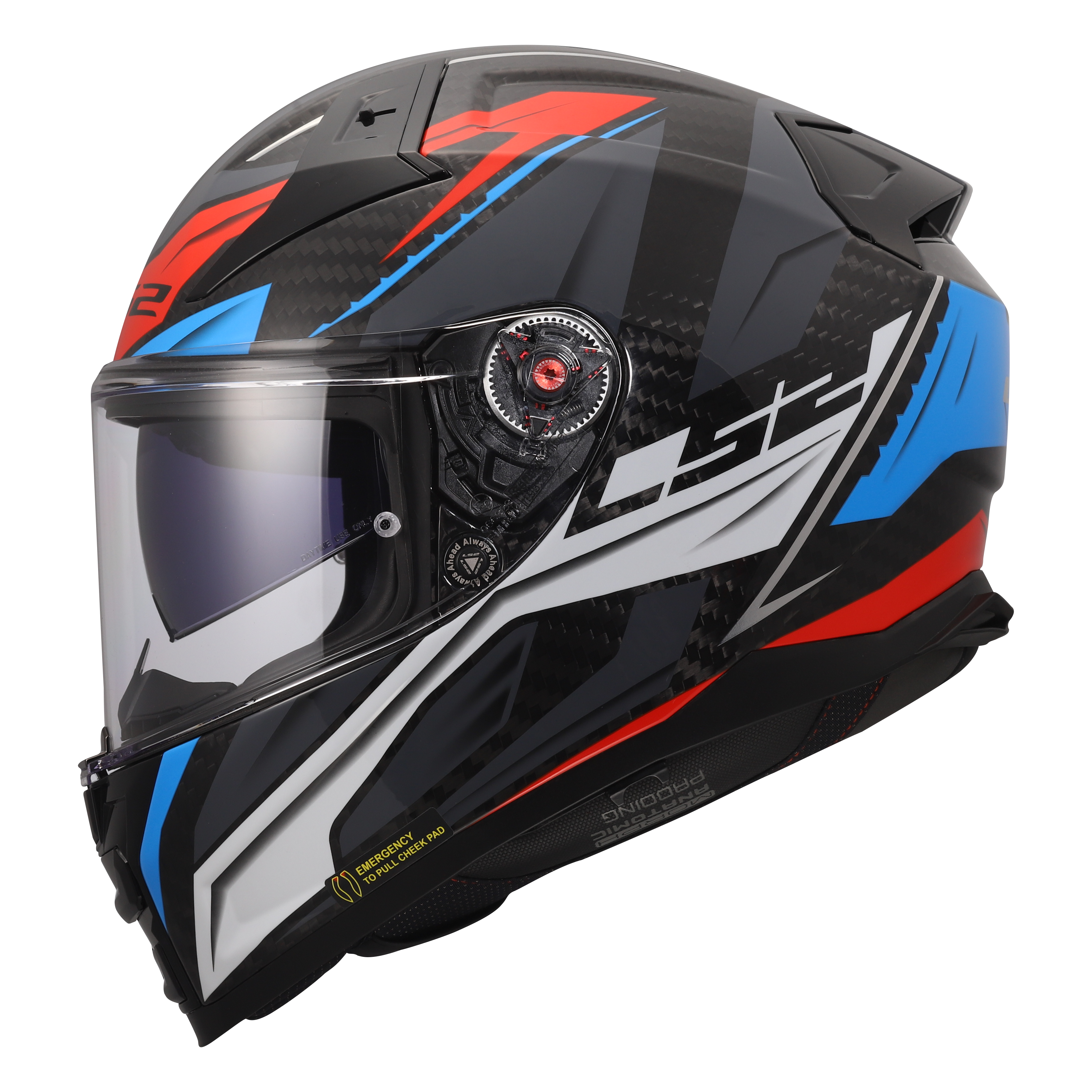 LS2 FF811 VECTOR II C SAVAGE WHITE BLUE RED 168115426 (4)